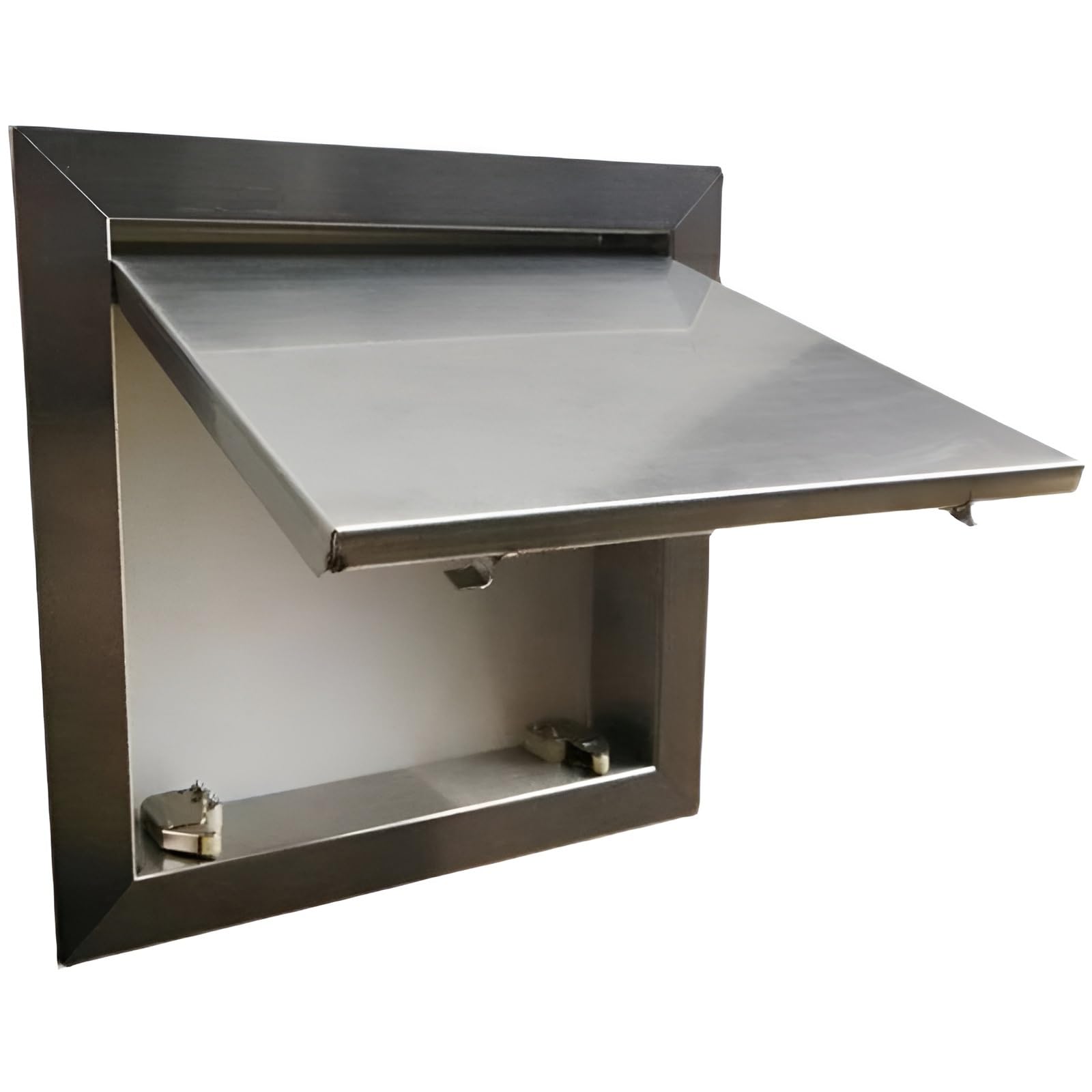 OIFAODAO Stainless steel access door， Flush Mount Stainless Steel, Alarm Wall Inspection Hatch for Attic Hospitals Schools Hotels(12x20inch/30x50cm)