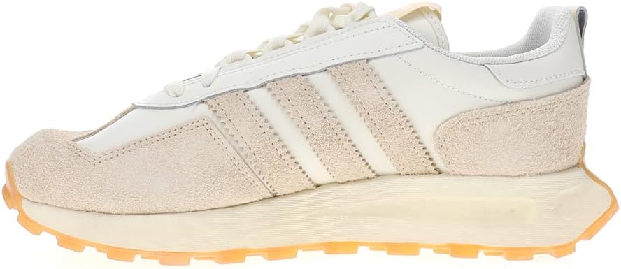 adidas Womens Retropy E5 Lace Up Sneakers Shoes Casual - Beige, Off White