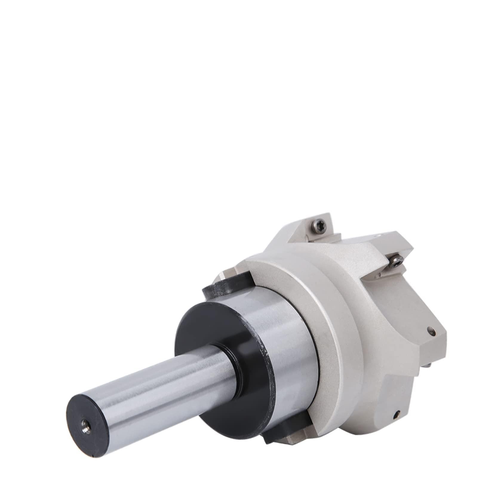Fafeicy Planfräser, BAP400R-80-27-6-Flöte mit APMT1604-Einsätzen, Hochsteifes CNC-Frässet für Präzise Metallbearbeitung, Inklusive C20-FMB27-Spannfutterhalter und 6 Stück Einsätze (C20-FMB27+80