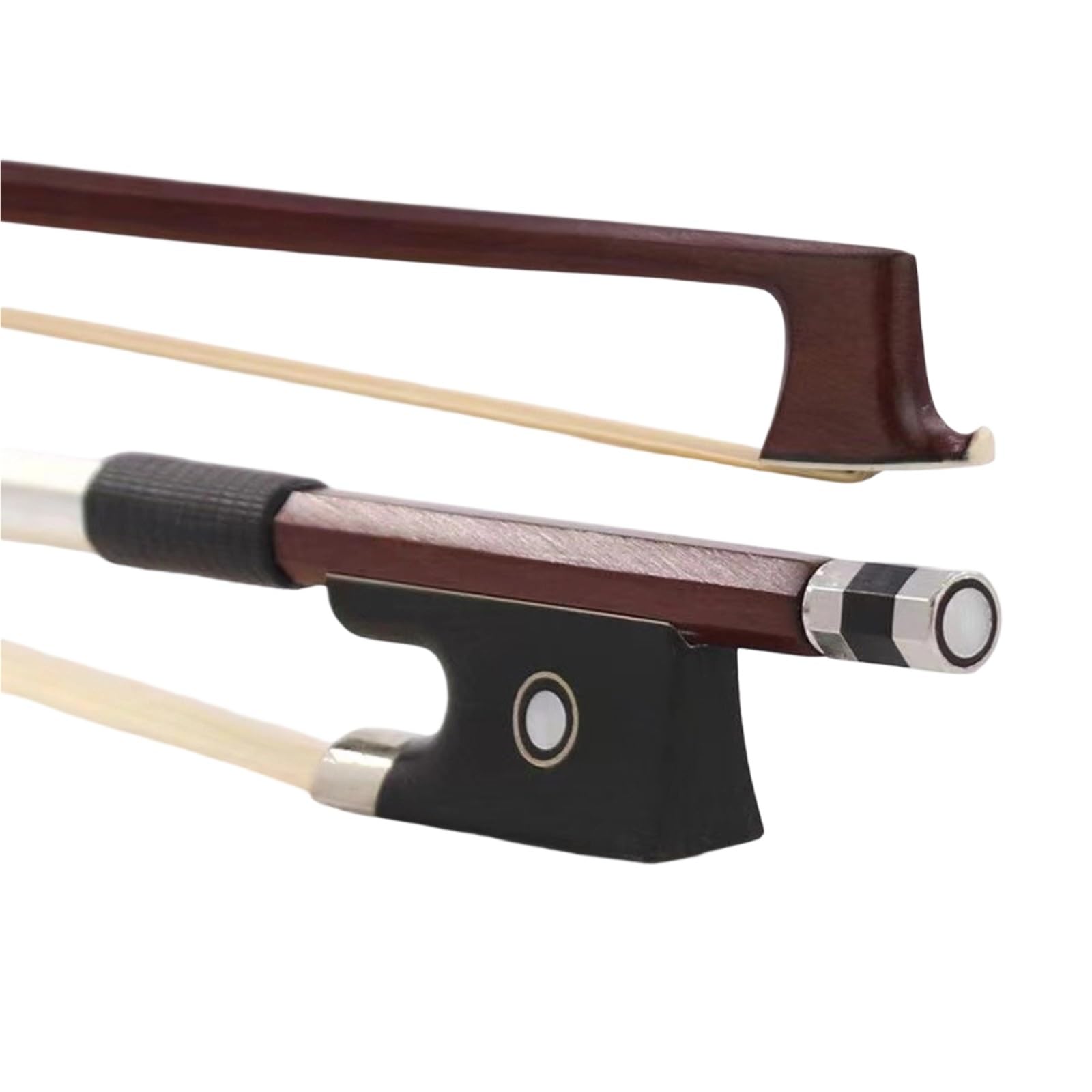 Arcos De Violín Profesionales Arco De Violín Sándalo Rojo O Ébano Guqin Crin Natural(1-2 Size)