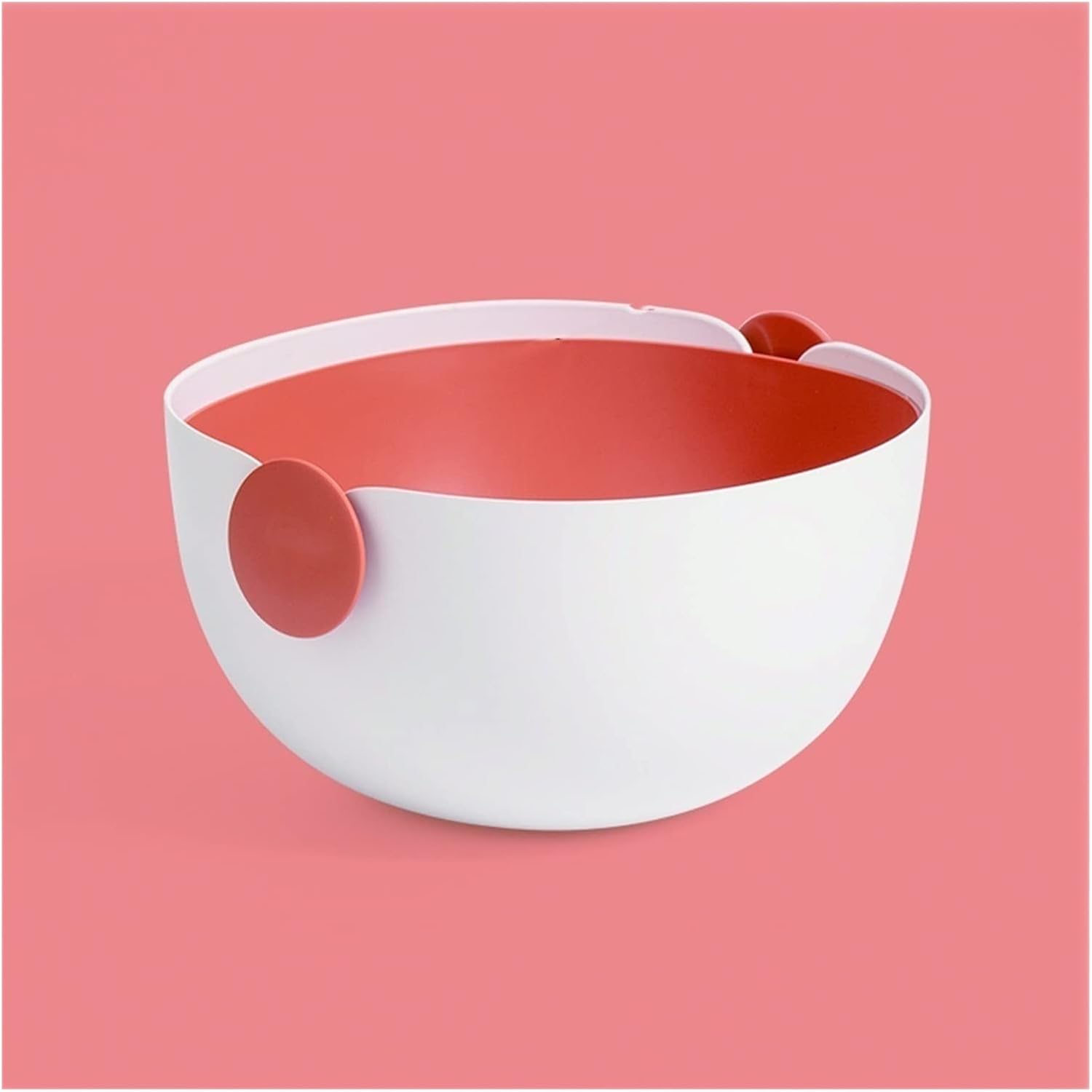 Pasta Strainer Basket Fruit Drainer 2 in 1 Strainer Strainers and Colanders Multifunctional Plastic Strainer Rice Washing Bowl Kitchen Vegetable Washing Basket Rice Washing Bowl Vegetable Washing Bask