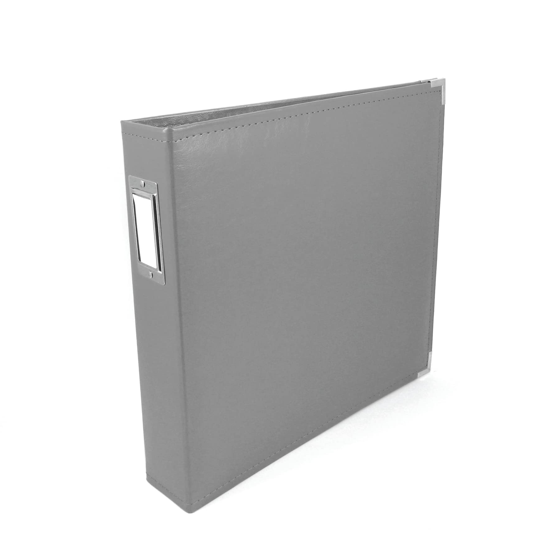 We R Memory Keepers American Crafts 660905 Classic D-Ring Scrapbooking Album, X 12-inch, Charcoal, Acrylic, Multicolour, 34.79x39.11x6.85 cm