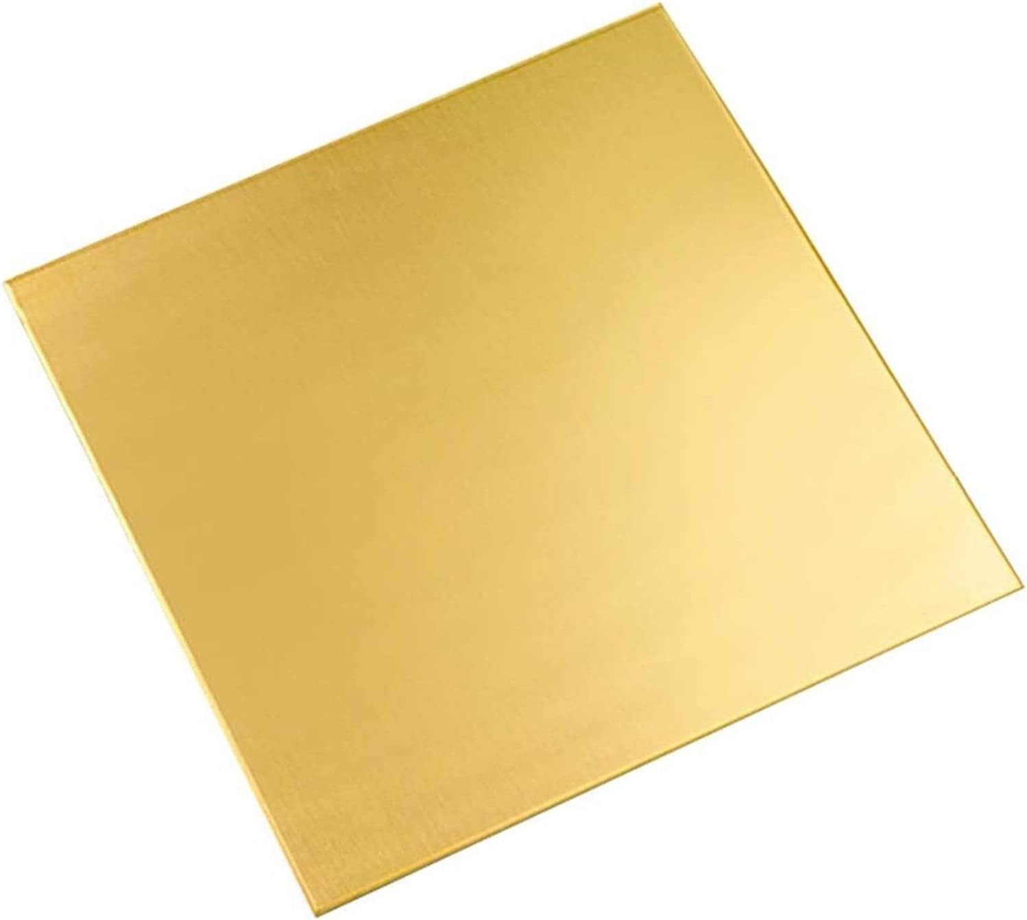 Brass Plate Brass Sheet Unpolished (Mill) Finish Half Hard Temper 300mm x 300mm Thick:4mm Pure Copper Sheet foil