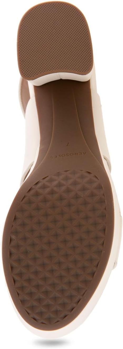 AEROSOLES Women's CAMERA, EGGSHELL LEATHER, 7.5M - Image 4