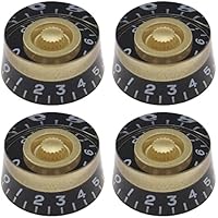 SG Store 4 PCS Perillas de Control de Guitarra de 6 Mm de
