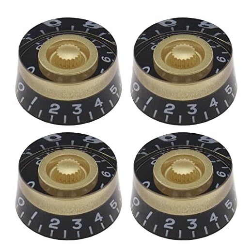 SG Store 4 pomos de control de guitarra de 6 mm compatibles con Gibson compatibles con Les Paul compatibles con accesorios de guitarra eléctrica estilo Epiphone