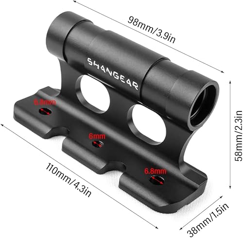 Miniatura 3 de doorslay Soporte de bicicleta de montaje, clip fijo para horquilla delantera de bicicleta, bloque de bicicleta de montaje en horquilla con adaptador