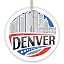 Urban Denver Retro Colorado Ornament, Souvenir Gift
