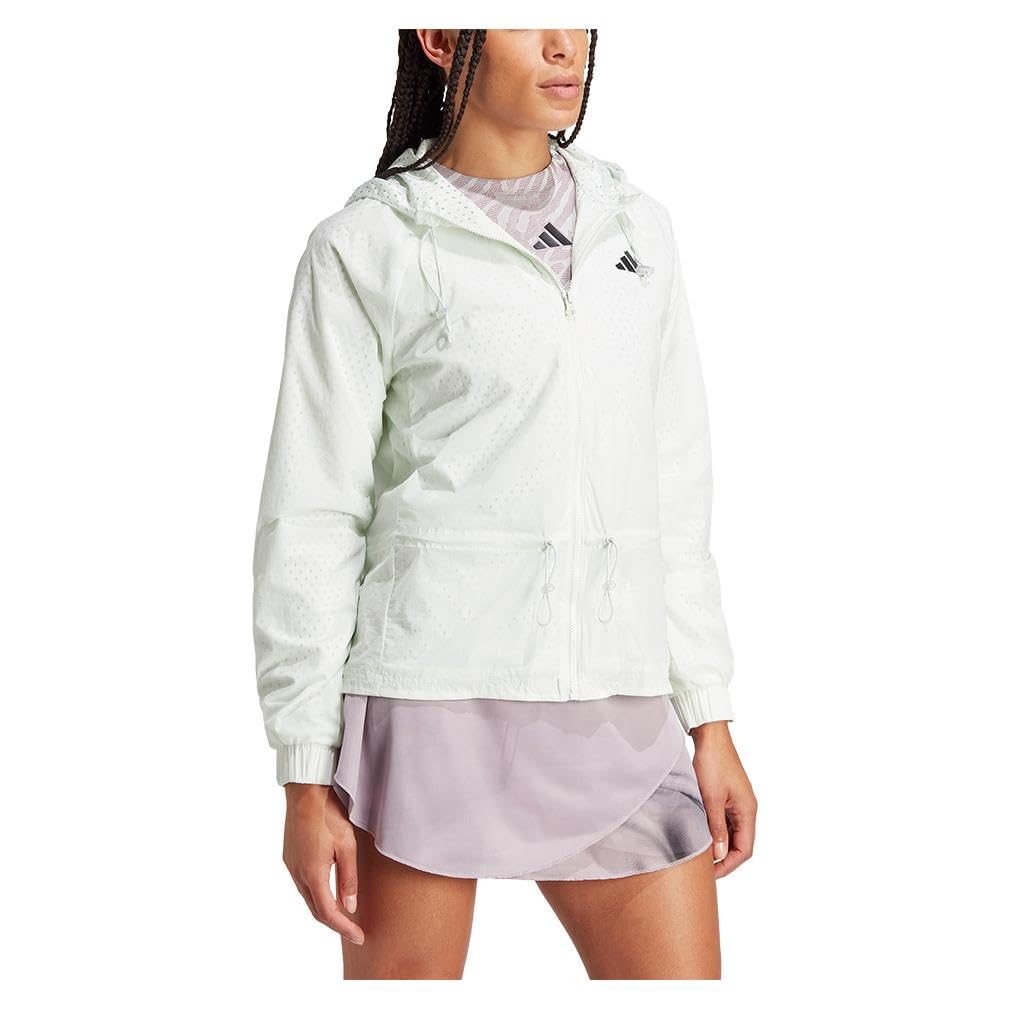 adidas Tennis Semi Transparent Full-Zip Pro Jacket Prendas de Abrigo para Mujer
