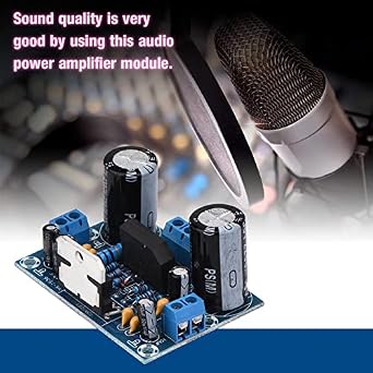 100W Audio Amplifier Board, Single Channel Digital Power Module for Hi-Fi Sound System, DC 12V to 32V Input for Home Theater and Stereo Setup, 100W Audio Power Amplifier Module
