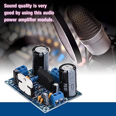 100W Audio Amplifier Board, Single Channel Digital Power Module for Hi-Fi Sound System, DC 12V to 32V Input for Home Theater and Stereo Setup, 100W Audio Power Amplifier Module