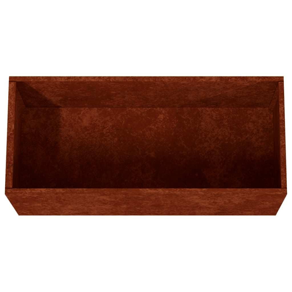 Generico Fioriera 62x30x29 cm Acciaio Corten,Prato e giardino,Giardinaggio,Vasi e fioriere-821556
