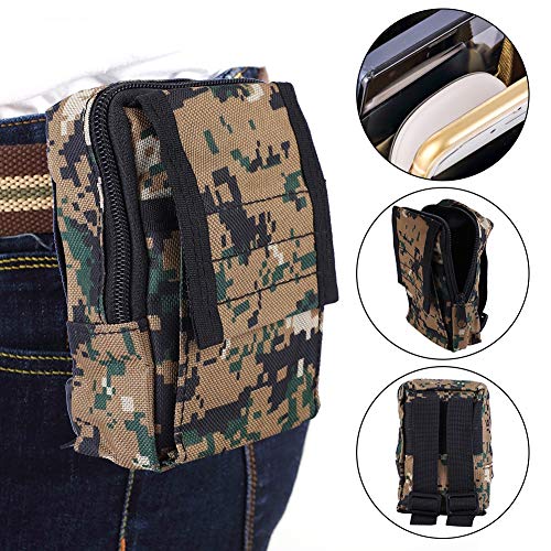 Surebuy Bolsa de cintura para viagem de acampamento, bolsa de nylon 800D para viagem, corrida, camin