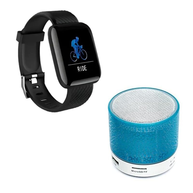 Drumstone Combo C1225 - Stylish and Functional Smart Watch Fitness Band for Men and Women – Track Activity, Heart Rate, Sleep with Portable Mini Wireless Bluetooth Speaker for Music and Calls-image-31