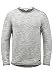 Produktbild !Solid Flocks Herren Sweatshirt Pullover Flocksweat Pulli Mit Rundhalsausschnitt Aus 100% Baumwolle, Größe:L, Farbe:Mid Grey (2842)