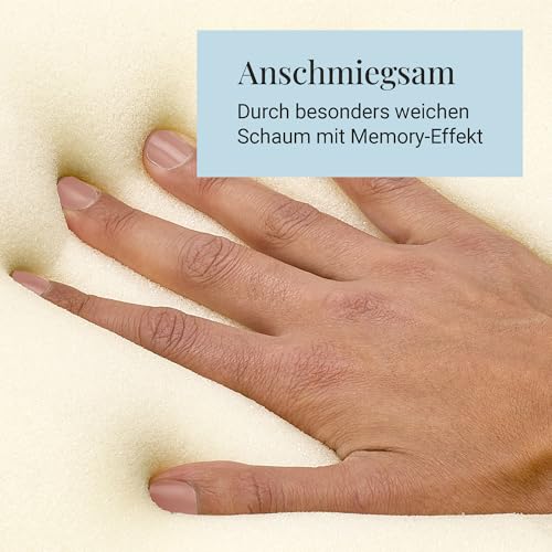 Visco-Topper 140×200 cm mit Viscoschaum für Druckentlastung