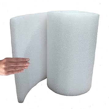RAJCHAIR EP EPE Foam 15MM Roll/Sheet (12 Inches X 5 Feet Length) White Color (Set of 2 Roll)