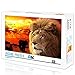 Puzzles 1000 pièces pour Adultes Enfants Roi Lion de la forêt Puzzles Classiques 1000 Pièces Casse-tête défi cérébral Bricolage Puzzle Jouets Cadeau 75x50cm