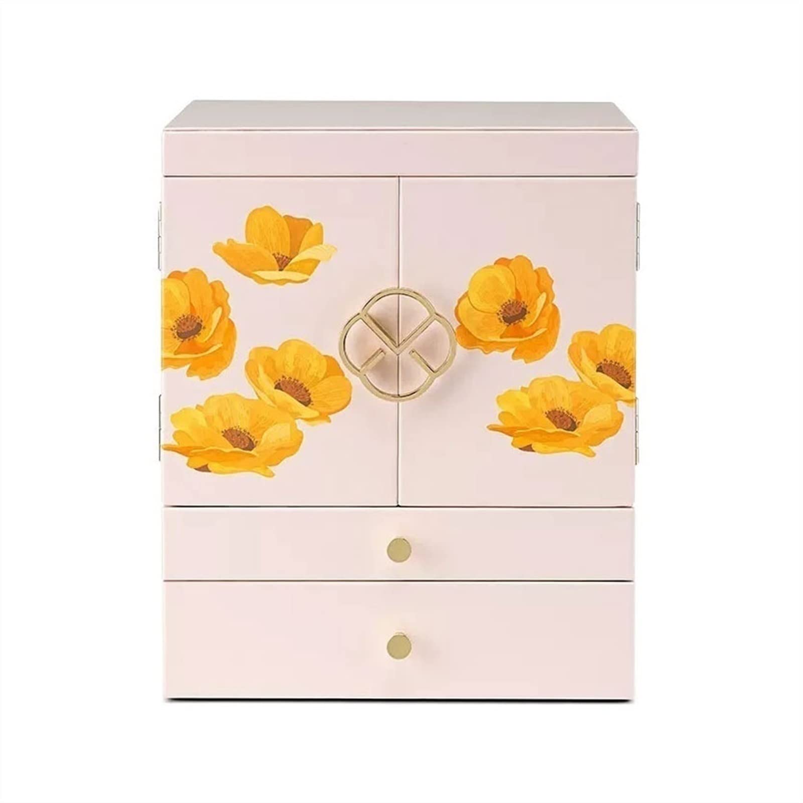 HDBCYUAZ Multi Layer Large Capacity Partition Storage Box Desktop Jewelry Ring Necklace Earring Organizer's Gift for Women(A)