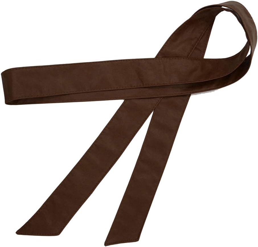 Women OBI Belt Fashion Solid Color PU Leather 4.5cm Wide Waist Band 70 Inch in Extra Size