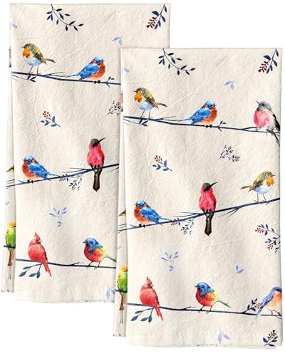 Miss Adola 150GSM Flour Sack Kitchen Towels Set of...