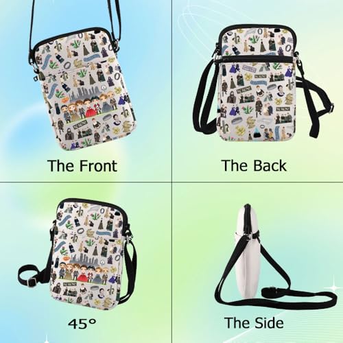 G2TUP Sassenach Dragonfly Crossbody Bag TV Show Fans Gift Scottish Highlander Travel Shoulder Bag Sassenach Merch3