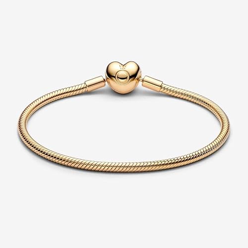 PANDORA Moments Schlangen-Gliederarmband mit Herz-Verschluss 563050C00 Damenarmband