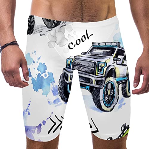 Traje de baño de natación para hombre que evita rozaduras en competición