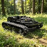 Ferngesteuerter Rasenmäher, robuster Schrägmäher mit 800 mm Deck, 30-200 mm Höhenverstellung, 680 m Reichweite, 4,2 Acres/Stunde, 45° Grad, Elektrostart, für Obstgarten, Terrassen & Weidehänge