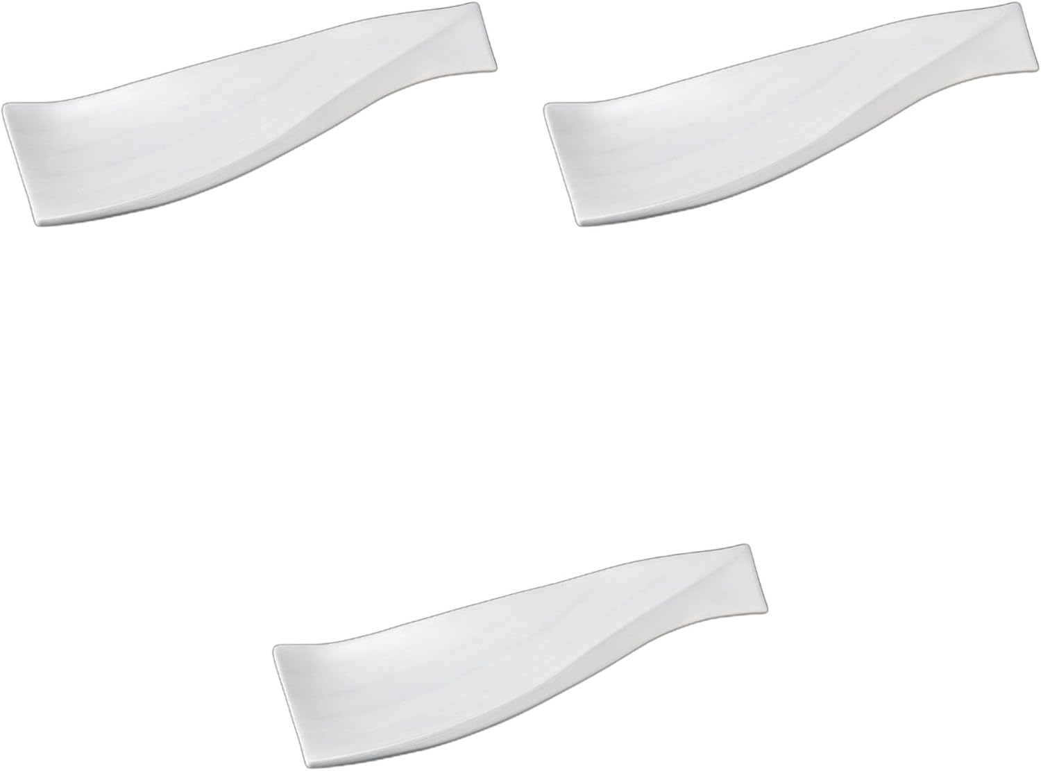 Setomonohonpo Serving Plate with Silver Color Luster, 12.4 x 4.5 x 0.8 inches (31.5 x 11.5 x 2 cm) | Appetizer Plate Porcelain