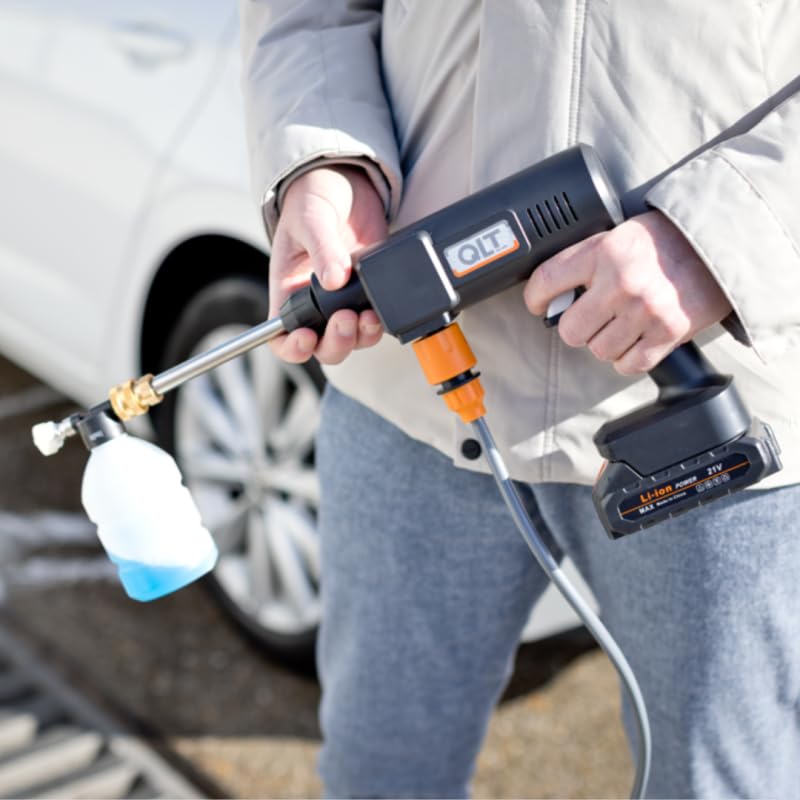 Nettoyeur à Pression Electrique - Venteo - Portable - Sans fil - Idéal pour laver la voiture, le mobilier et le jardin