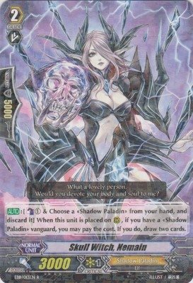 Cardfight!! Vanguard TCG - Skull Witch, Nemain (EB11/013EN) - Extra Booster Pack 11: Requiem at Dusk