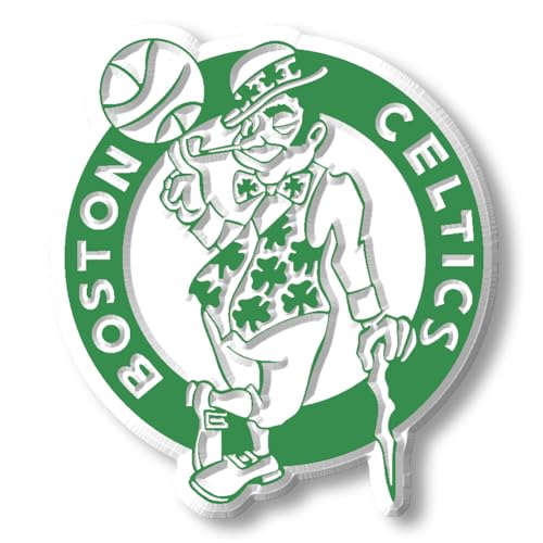 Boston Celtics Logo by Classic Magnets, 2.4" x 2.2", Collectible NBA Souvenirs and Gifts Made in the USA