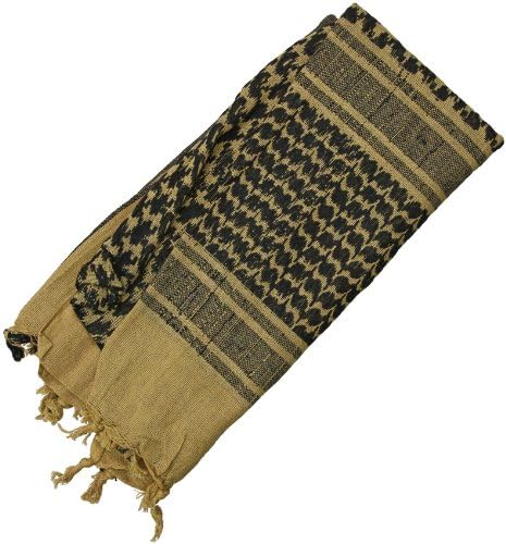 Best Glide ASE Military Shemagh, Black/Beige