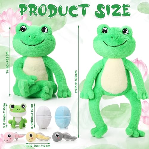 Syhood ZIF-SYHOOD-2132 7 Pcs Cute Frog Plush Toy Set thumb #1