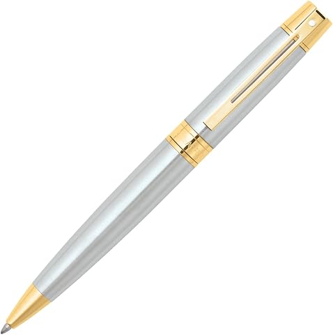 Sheaffer 93272 Sheaffer 300 Tükenmez Kalem Parlak Krom Kaplama Üst Gövde
