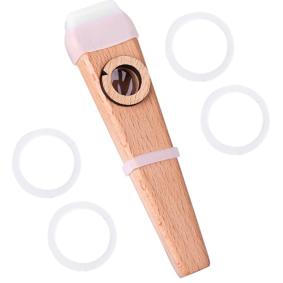 Holz Kazoo 1 Satz Leicht zu Spielen für Gitarre und Keyboard