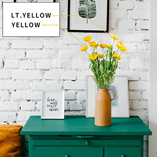 Wesail Artificial Silk Ranunculus Bush Flowers, Faux Spring Peony Floral Bouquet, Fake Persian Buttercup Flower Bundle And Greenery Bouquets For Wedding Home Party Decorations #TOP5