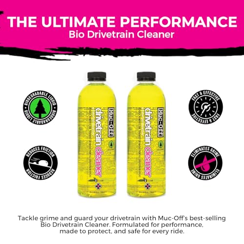 image for Muc-Off Bio Drivetrain Cleaner 750ml (Pack of 2) Fast & Effective Form