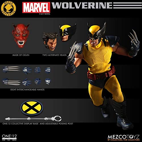 Mezco Toys One: 12 Collective: Marvel Wolverine Action Figure #TOP4