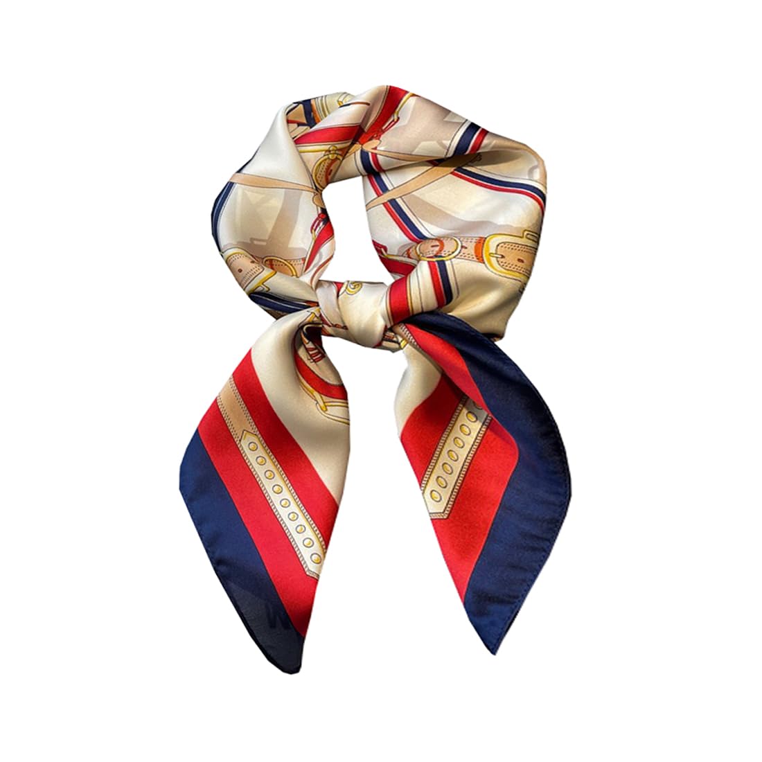 Ecroon Women Large Scarf Square Multi-use Scarves Neckerchief Headscarf Silk Scarfs Ladies Gift 90x90cm