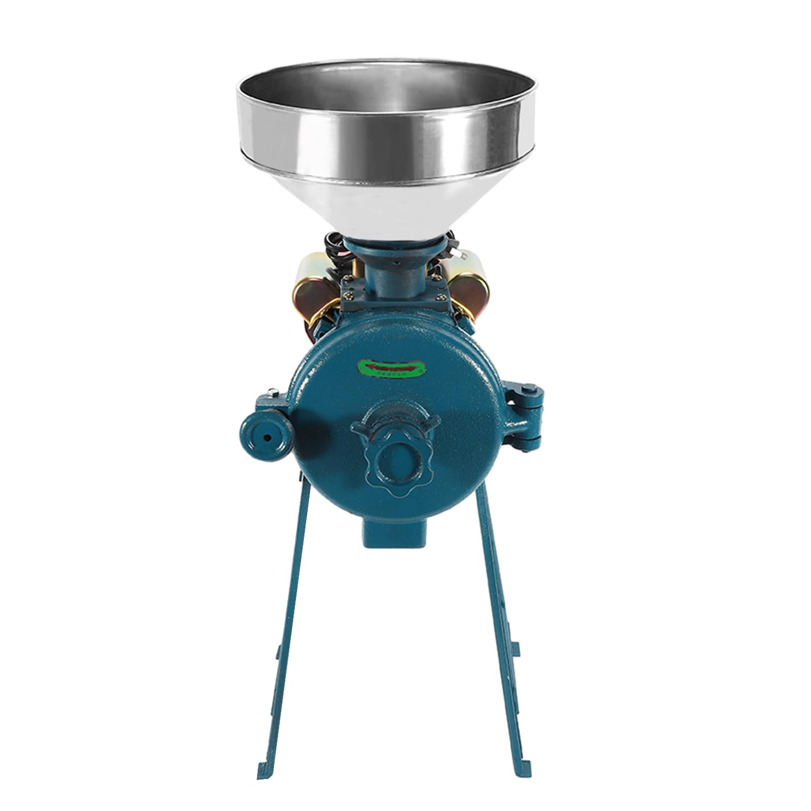 Molino de Cereales Eléctrico 2200W, Molino de Grano Molino Eléctrico 1400r/min, Molinillo Electrico de Molino con Tolva, Diámetro de Molienda Mínimo 60 malla