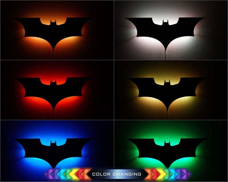 Amazon.co.jp : バット ライト装飾 LED バットマン ナイト