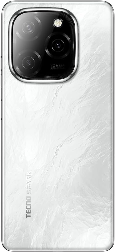 Bottom view of TECNO Spark 20 Pro 5G with USB-C port and speaker grille
