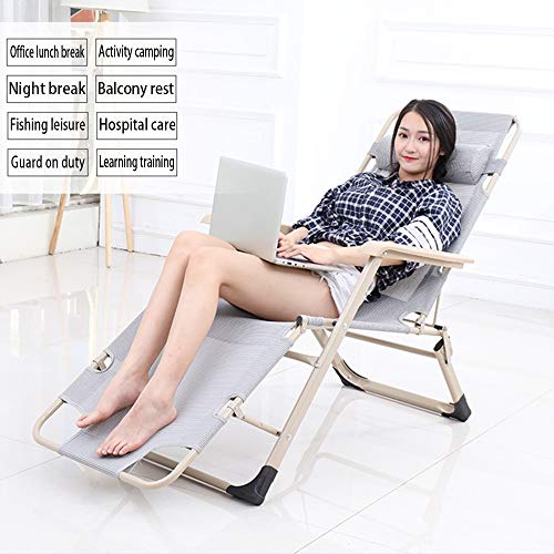 Chaise Pliante pour Pause Déjeuner Manque de Place Résistante 178cm - 6