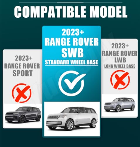 2 piezas estribos laterales para Range Rover 2023-2026 miniatura 2