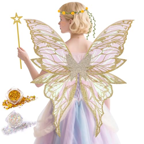 Adult Fairy Wings for Woman, Halloween Costumes for Women Dress U...