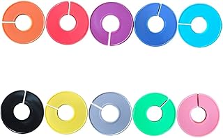 IWOWHERO 10pcs Childrens Hangers Infant Clothes Hangers Clothing Clothes Hangers for Baby Clothes Children Hangers Baby Hanger Clothes Dividing Circle Baby Clothes Rack Divider Round