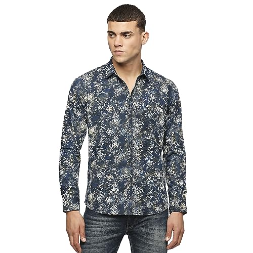 Image of Pepe Jeans Men's Casual Shirt | Trendy Printed Shirt for Men| Regular Fit | Full Sleeve | Available in Plus Size, Cotton