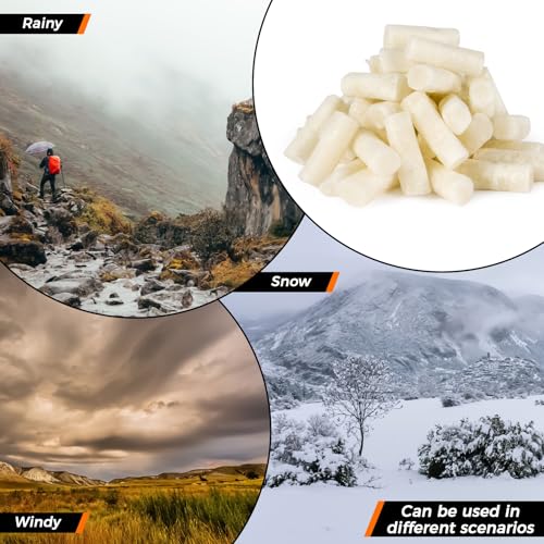 MAQIHAN Fire Starter - 30PACK Fire Plugs Fire Starter Survival Tool, Fire Starters for Campfires, Fire Starter Kit, Fire Starters for Survival, Fire Starter Sticks Fire Starters for Campfires Survival - Image 4